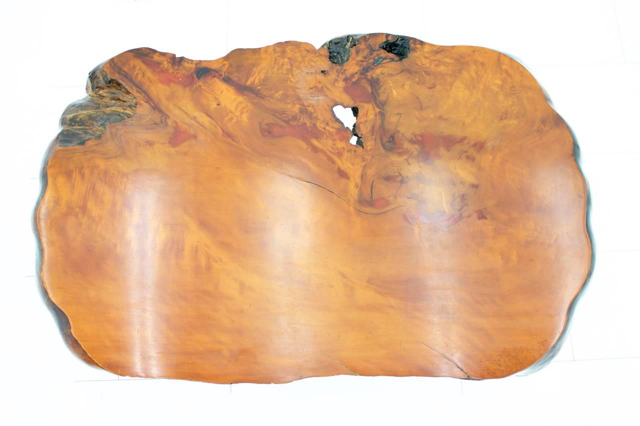 Solid Root Wood Coffee Table, 1960s 1