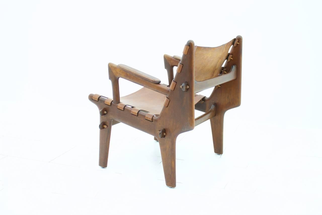 Mid-20th Century Angel Pazmino Lounge Chair, Peru, 1960s