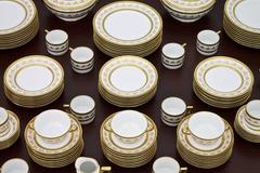 Richard Ginori Dining & Coffee Porcelain Set "Torino" Italy, 127 Parts