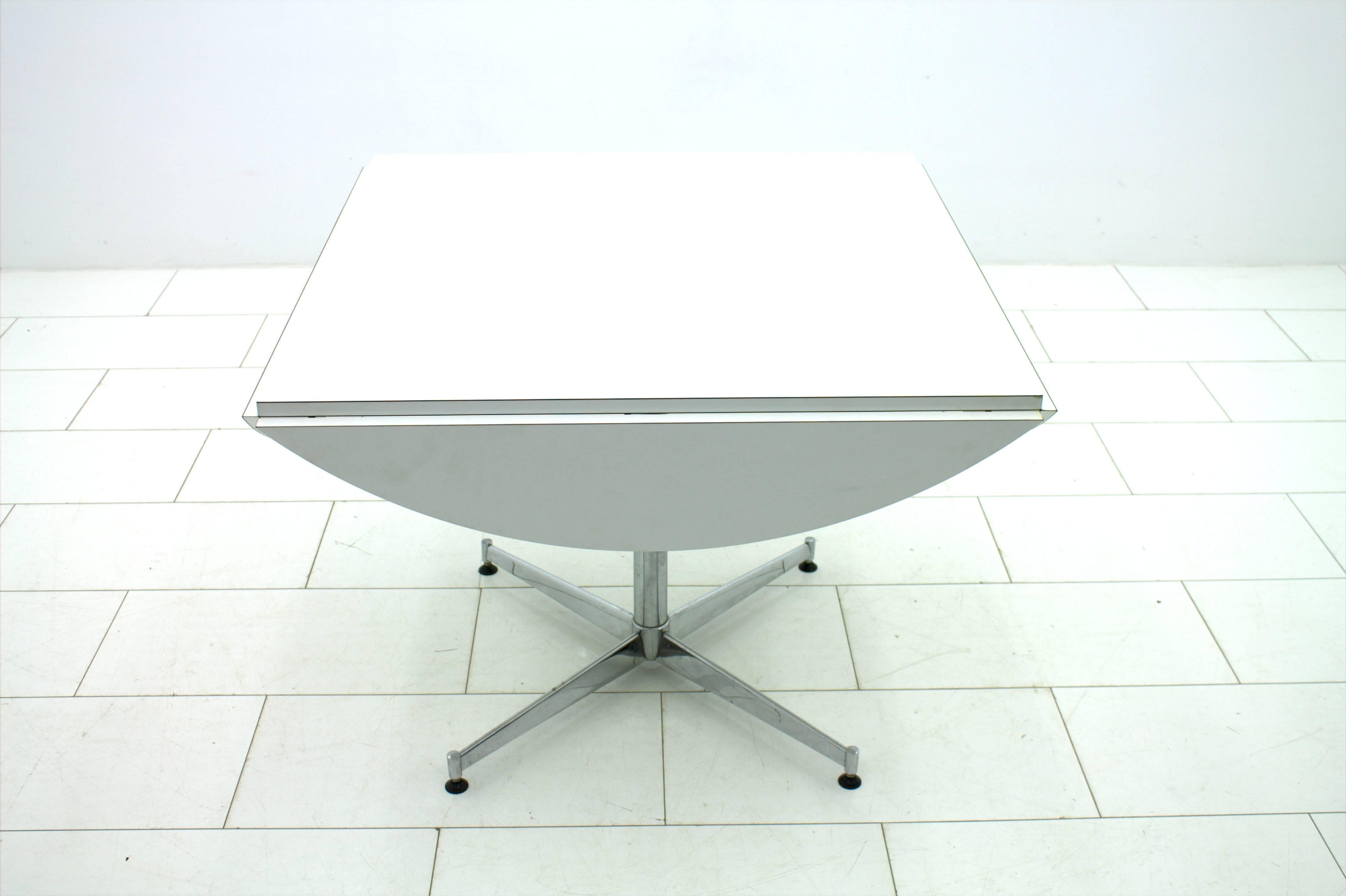 round to square drop leaf table