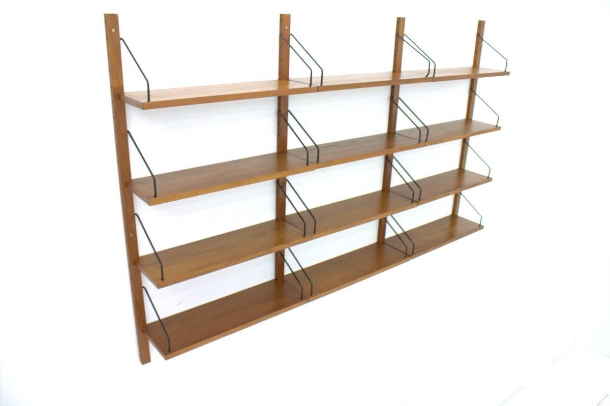 Scandinavian Modern Poul Cadovius Royal Teak Book Shelf, Bookcase Cado Denmark