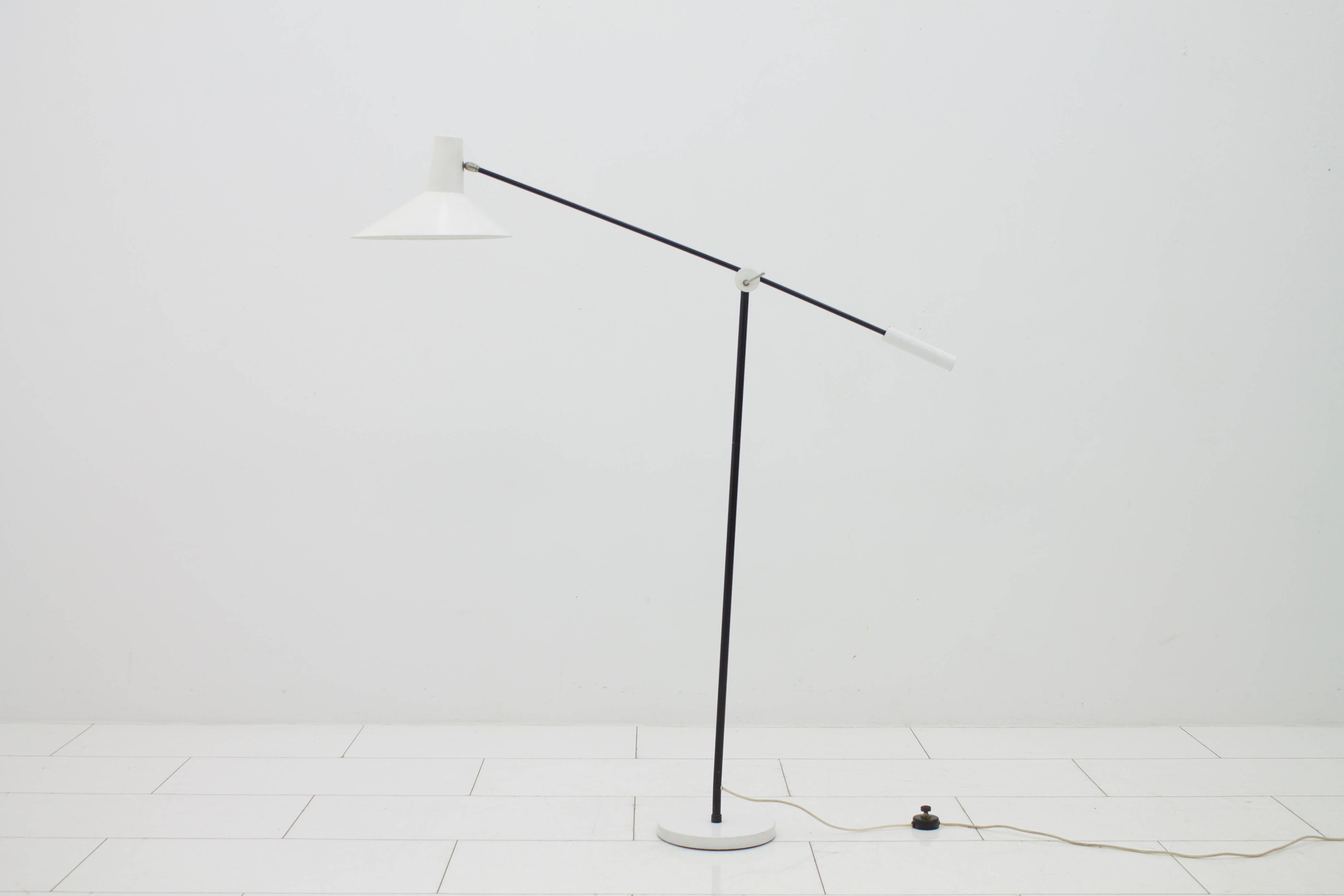 Dutch Jan Hoogervorst Floor Lamp Anvia, 1960s For Sale