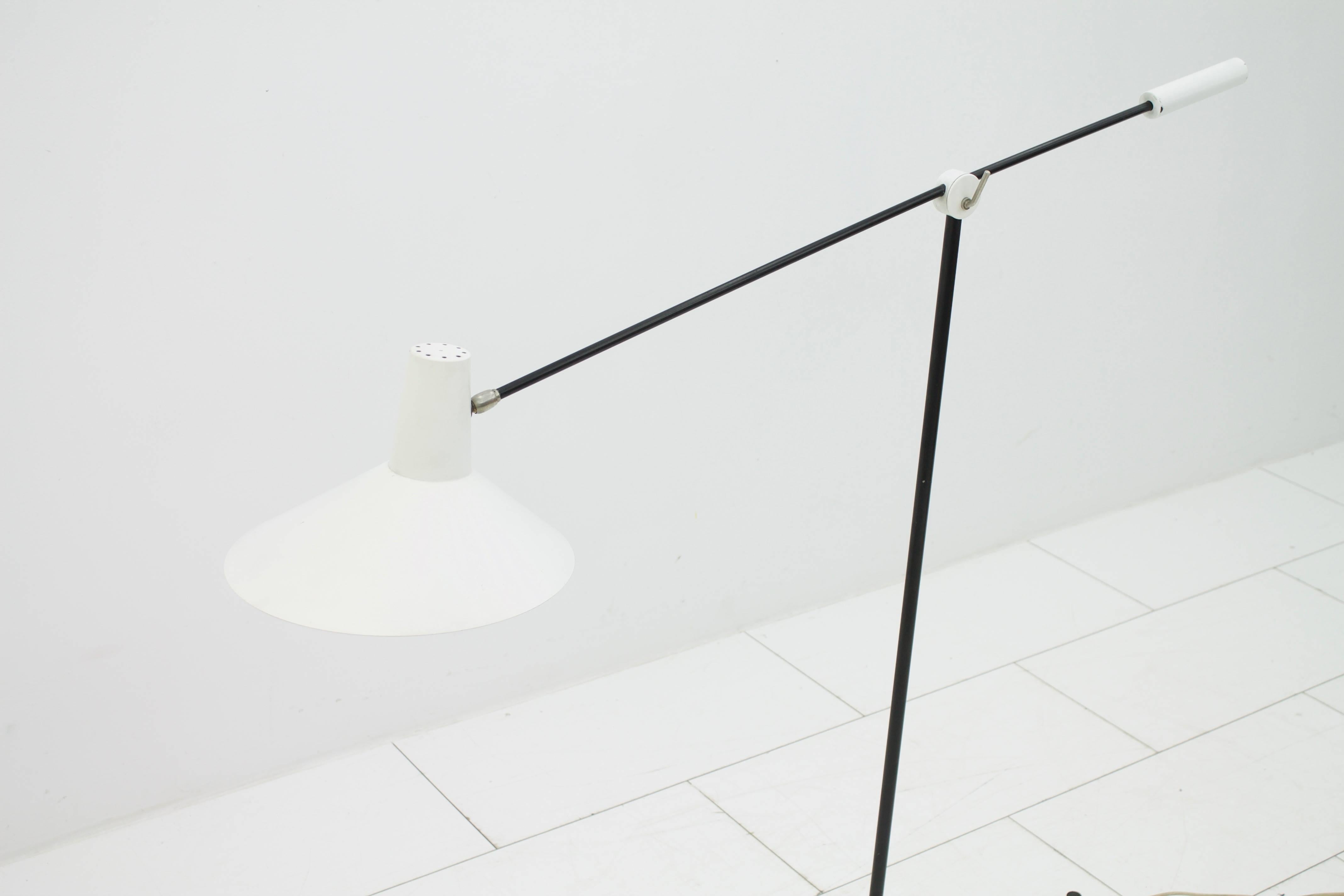 Jan Hoogervorst Floor Lamp Anvia, 1960s In Good Condition For Sale In Frankfurt / Dreieich, DE