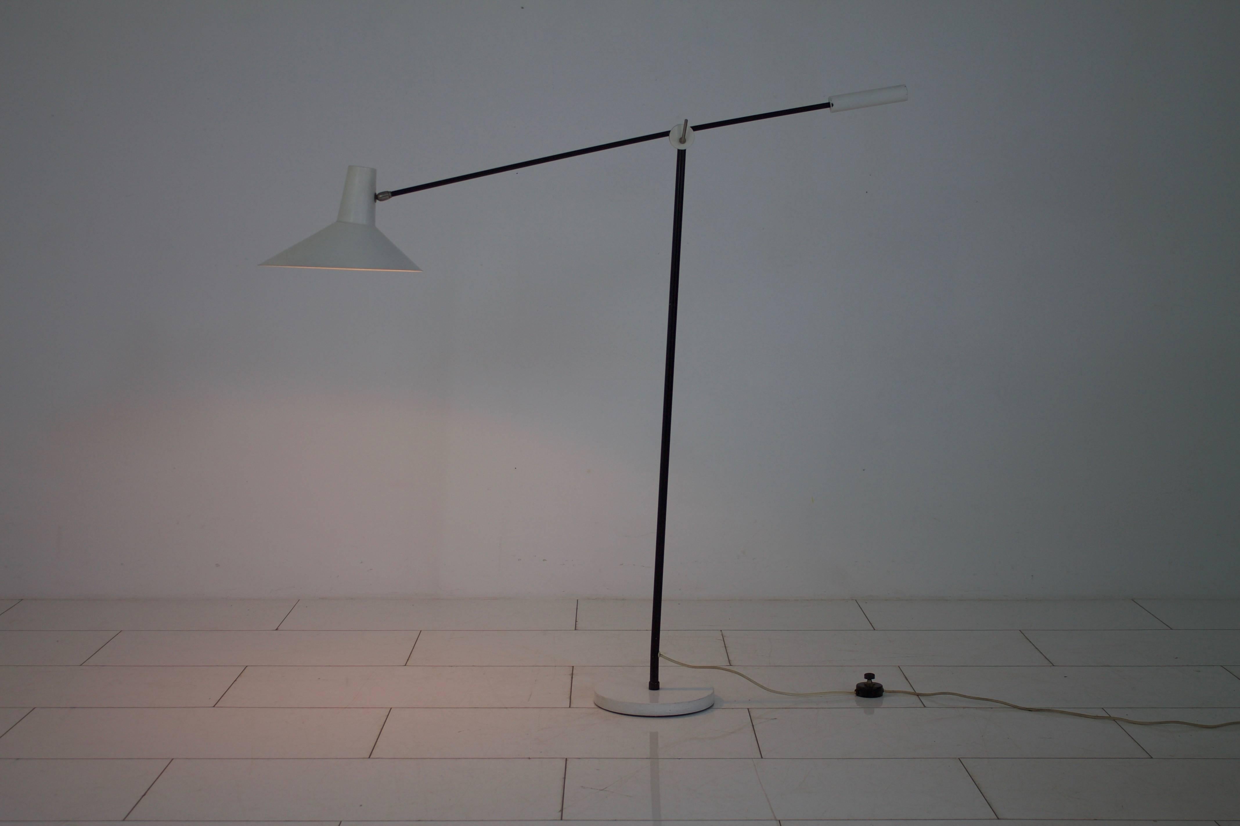 Jan Hoogervorst Floor Lamp Anvia, 1960s For Sale 1