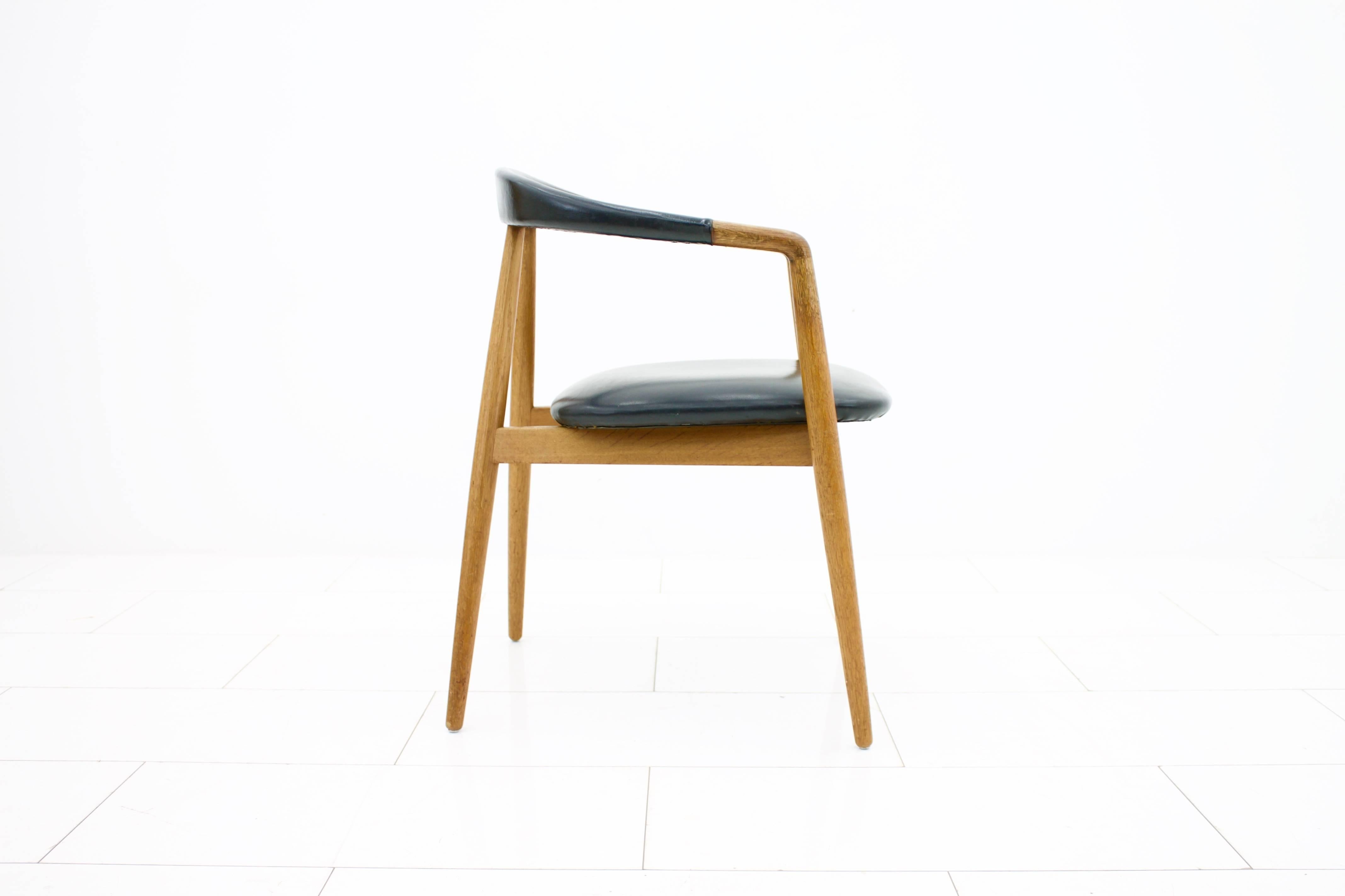 Mid-Century Modern Rare Armchair by Helmut Magg, Germany, 1950s For Sale