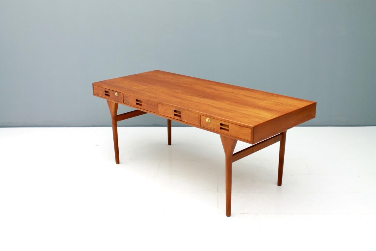 Teak Writing Desk by Nanna Ditzel for Søren Willadsen, Denmark, 1958 2