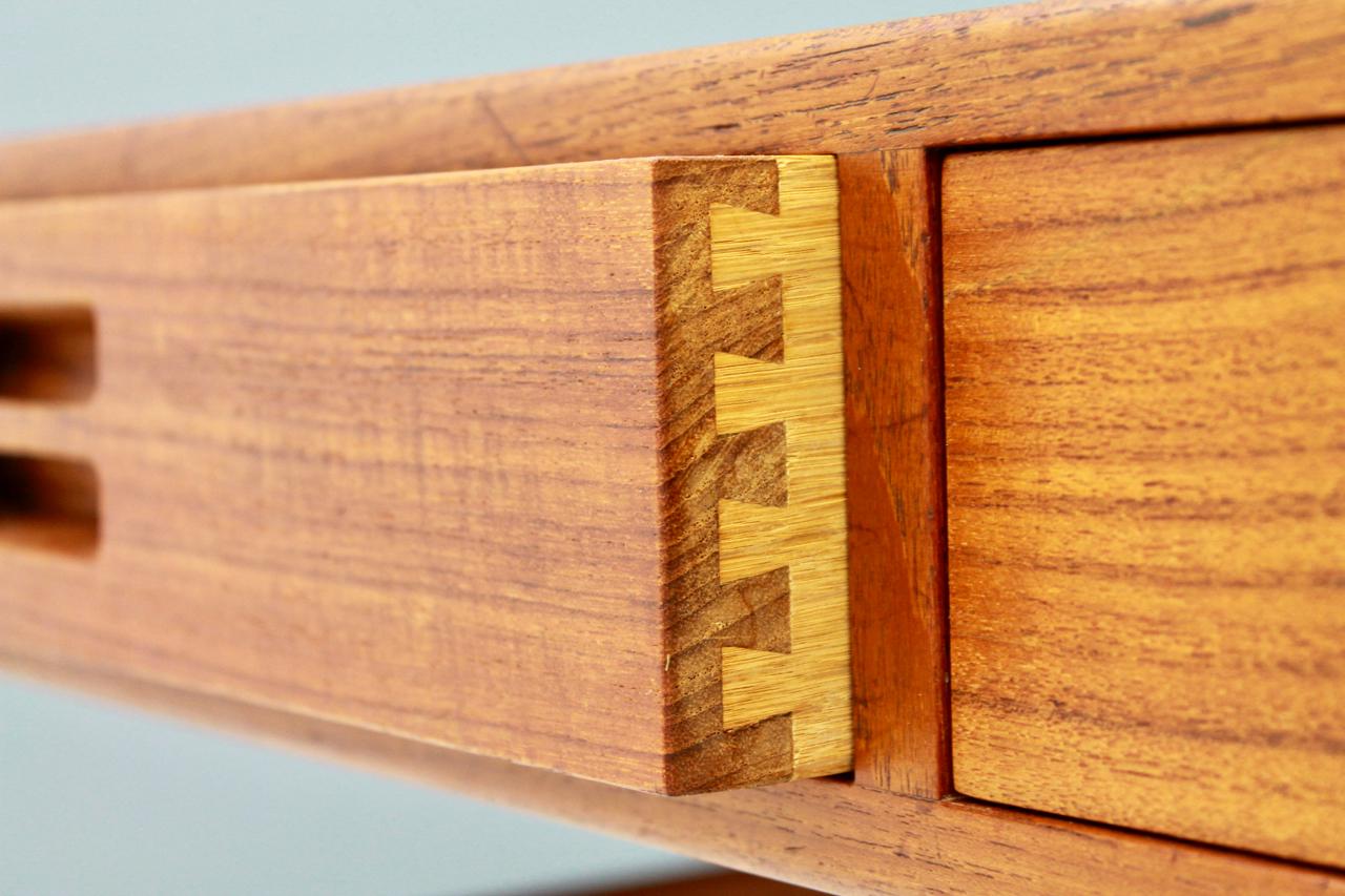 Teak Writing Desk by Nanna Ditzel for Søren Willadsen, Denmark, 1958 6