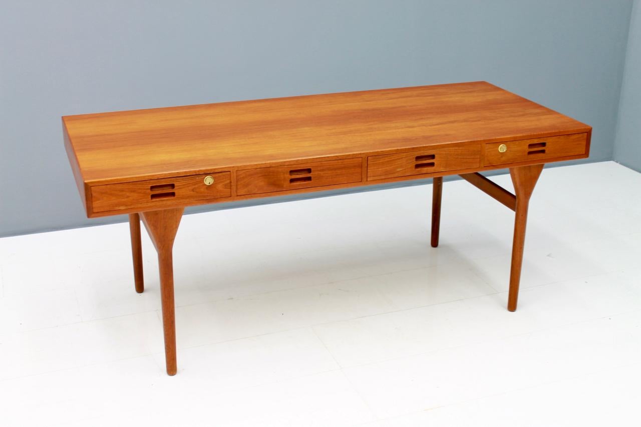 Teak Writing Desk by Nanna Ditzel for Søren Willadsen, Denmark, 1958 3