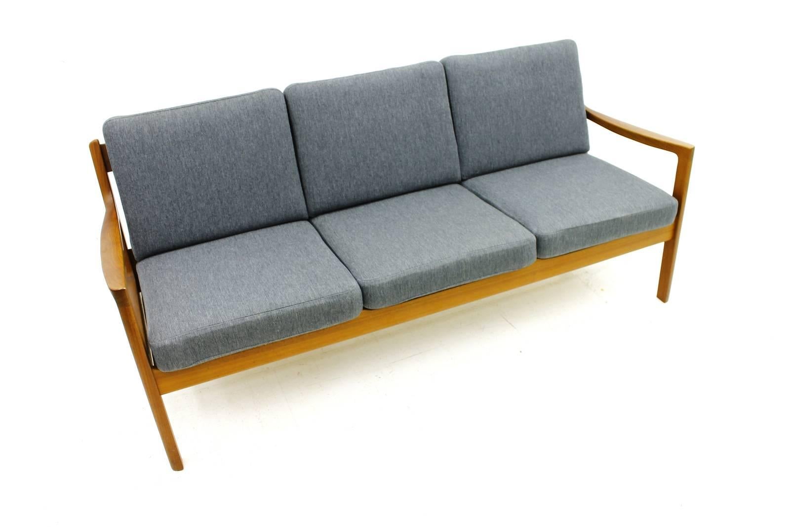 danish wood sofa