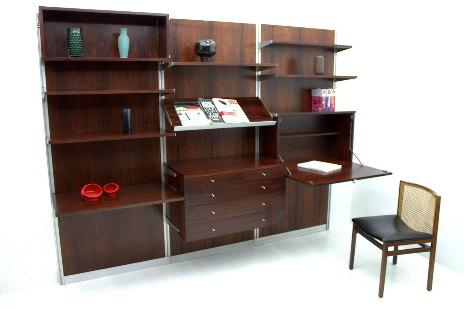 Rare George Nelson Cps Panel System Rosewood Shelf Herman Miller 1967