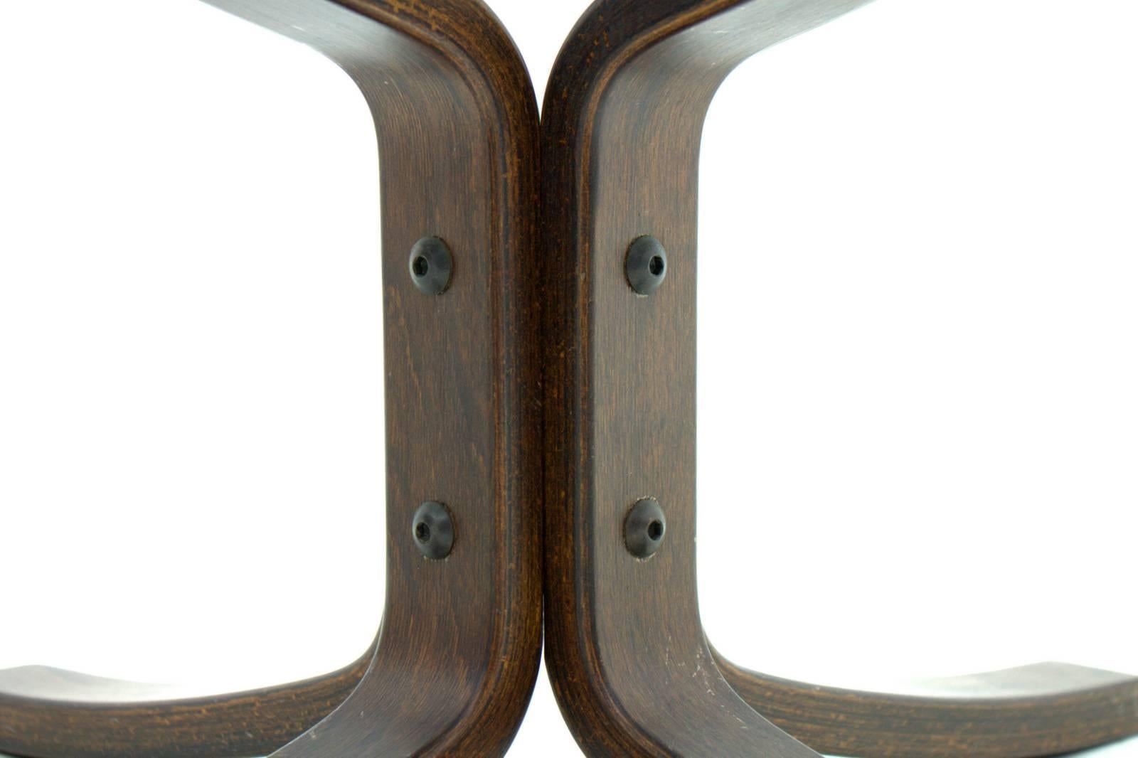 Scandinavian Modern Pair of Sigurd Resell Falcon Side Tables, Norway, 1960s