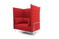 Ronan and Erwan Bouroullec Alcove High Back Loveseat, Lounge Chair, Vitra, 2006