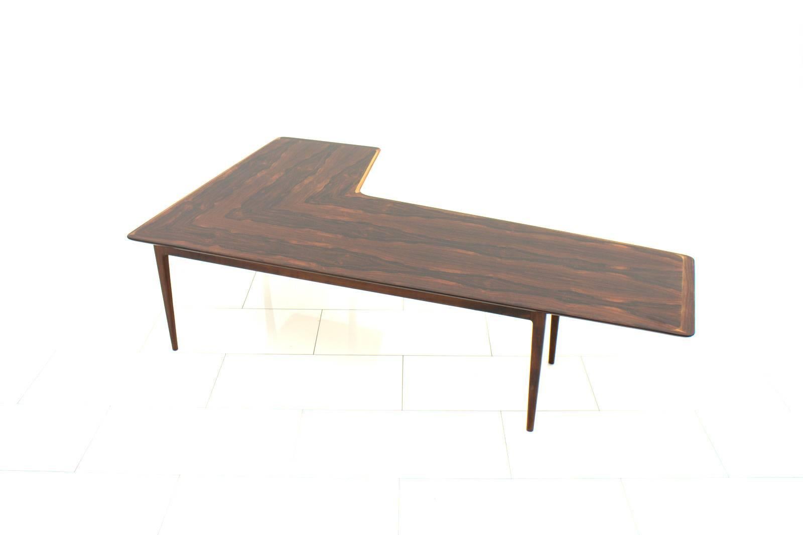 European Large Coffee Table in a L- shape , 1960s