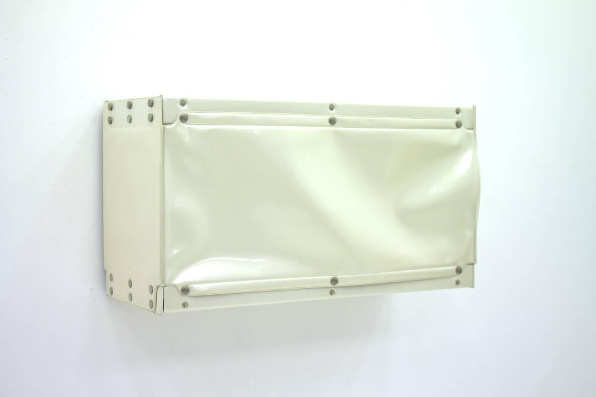 Mid-Century Modern Otto Zapf White Softline Plastic Single Shelf, Germany, 1971