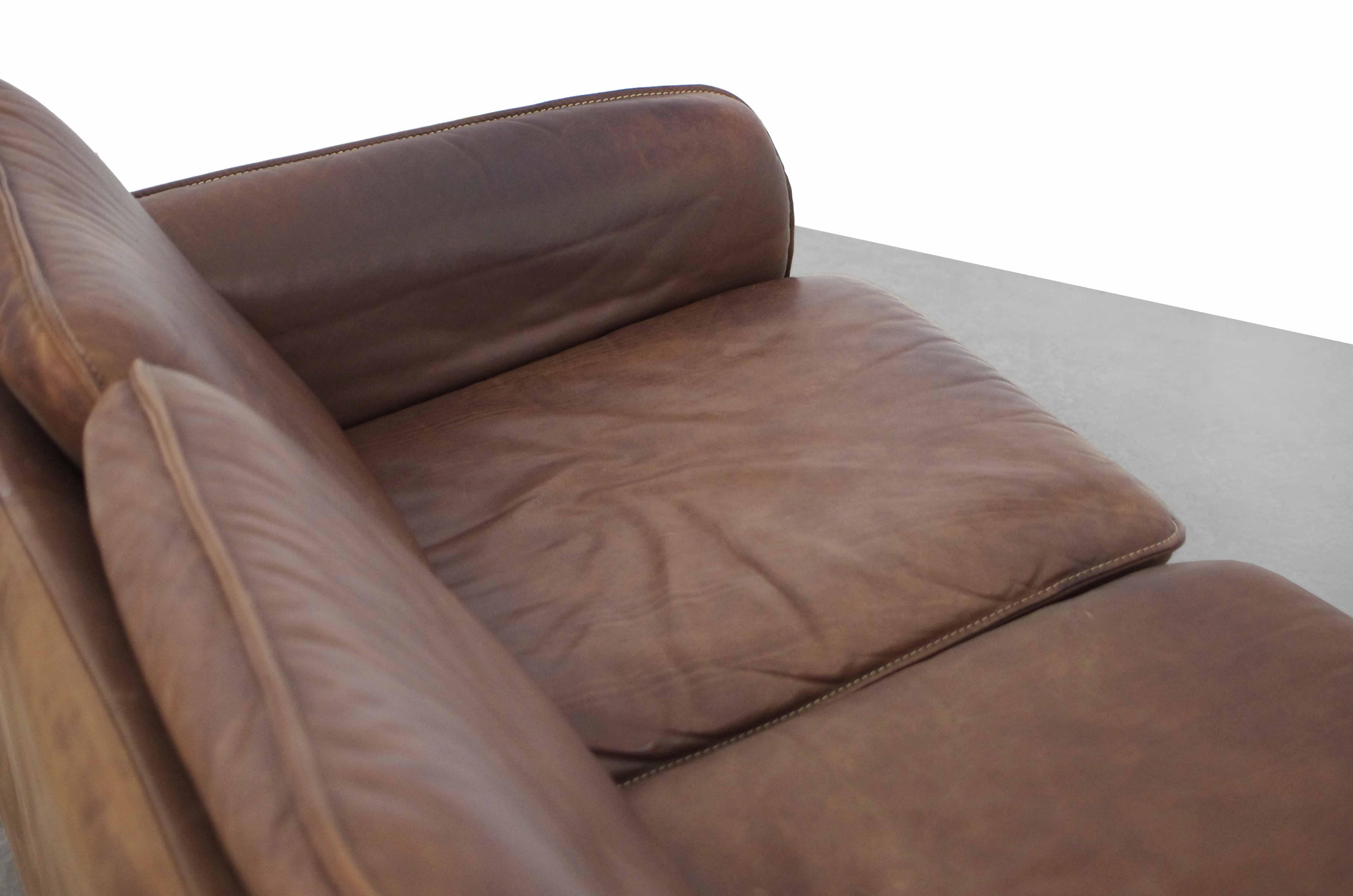 Ds-61 Leather Sofa by De Sede In Good Condition In Berlin, DE