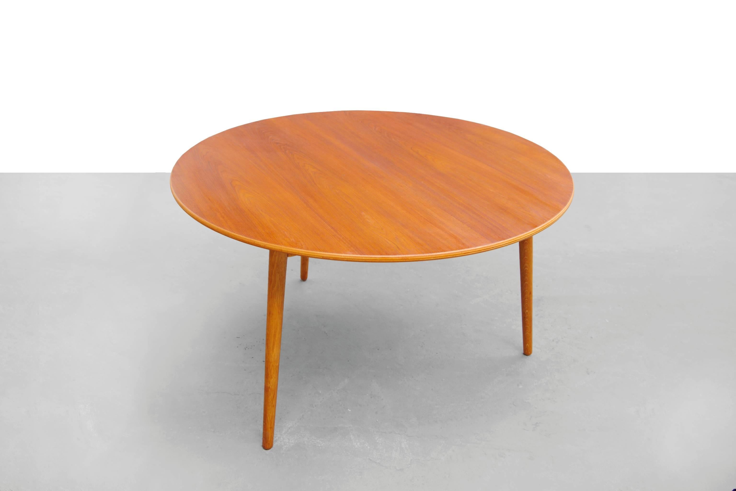 Danish Teak Dining Group by Hans Wegner for Fritz Hansen FH 4103 Heart, 1952