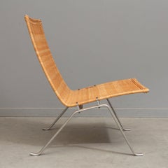 Paire de fauteuils de salon vintage PK22, créés par Poul Kjærholm et E. Kold Christensen, Danemark