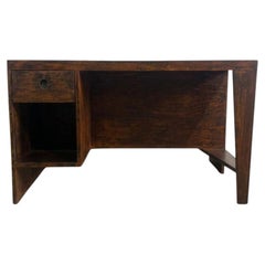 Authentic Pierre Jeanneret Pigeonhole Desk PJ-BU-02-A, Chandigarh, 1950s