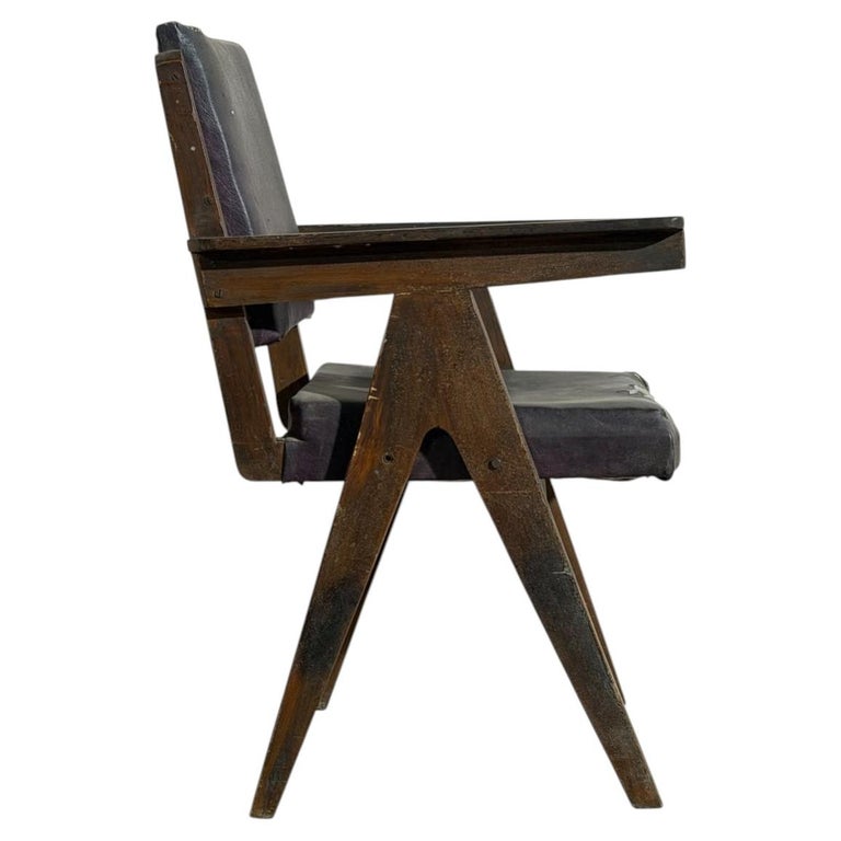 Authentic Pierre Jeanneret Sissoo Armchair PJ-010804, Chandigarh