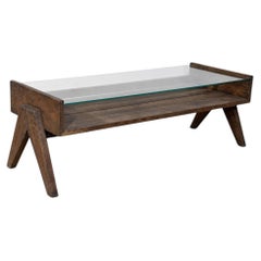 Authentic Pierre Jeanneret PJ-TB-05-A Coffee Table, Chandigarh, 1960s