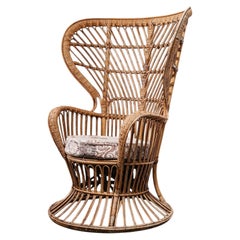 Lio Carminati Bonacina. Sillón «Biancamano», diseño de mediados de siglo, 1950, vintage