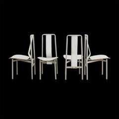 Achille Castiglioni Zanotta Set of 4 Chairs, Model Irma: 1980s Vintage Design