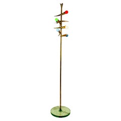1950s Italian brass floor lamp, Arredoluce style – 6 adjustable lights