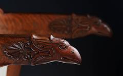 Neoclassical Empire Early 19th Century Mahogany Desk Armchair