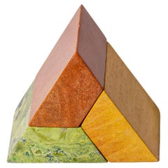 Puzzle di gemme 3D a triangolo - multi pietra