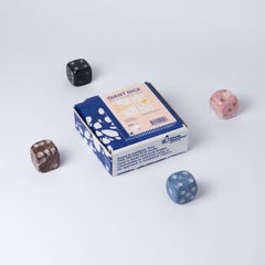 Giant Gemstone Dice - Set of Two - Blue and Red