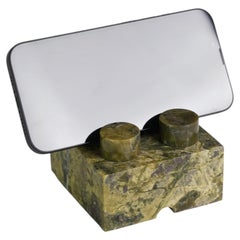 Brick Puzzle Phone Stand Holder - Serpentine Green