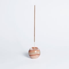 Gemstone Sphere Incense Holder - Onyx Crema