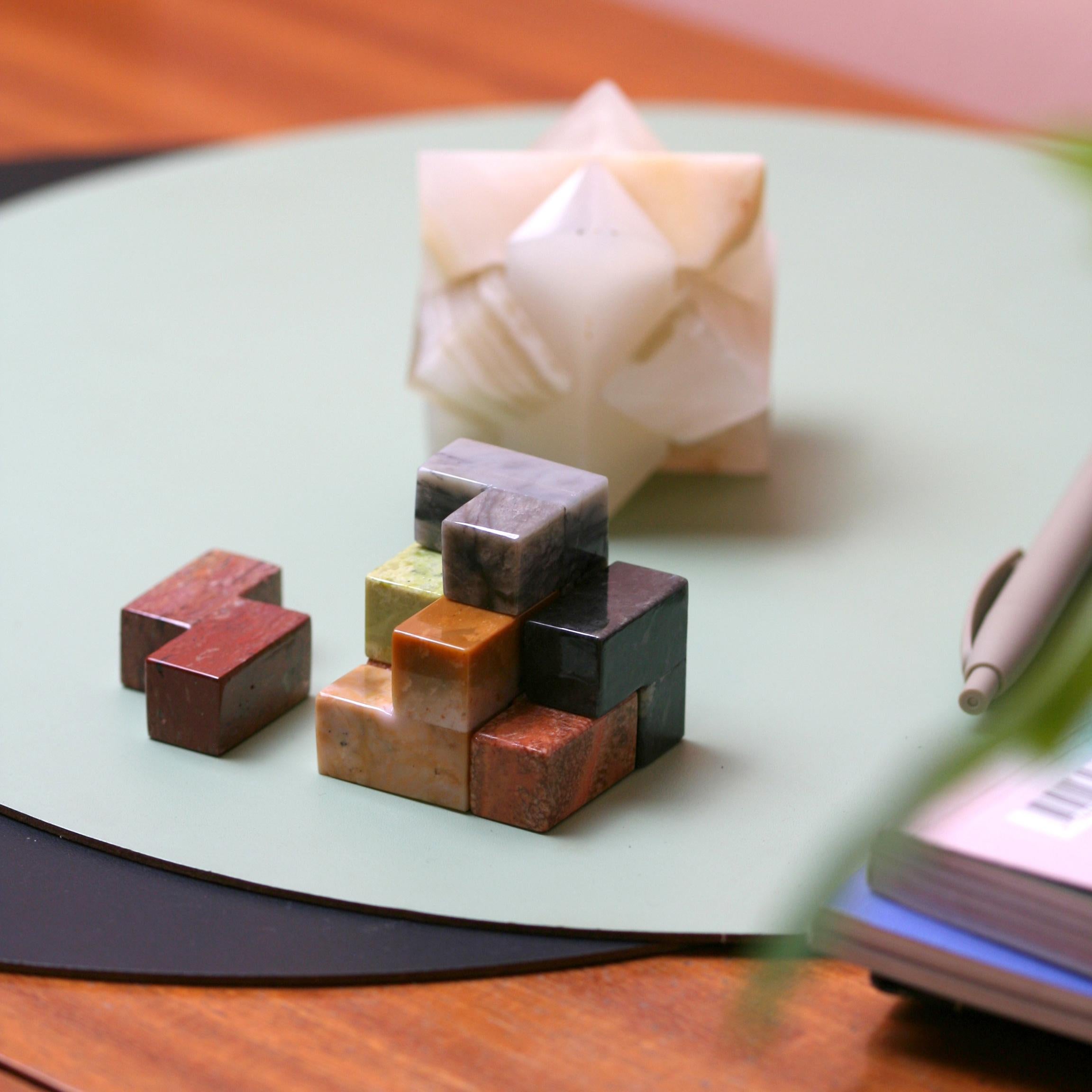 Cubo de Soma de colores Puzzle 3D de piedras preciosas Peruano