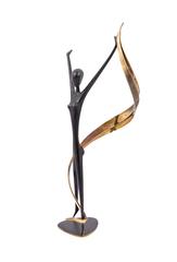 Werkstatte Hagenauer Danseuse, Brass, circa 1960s