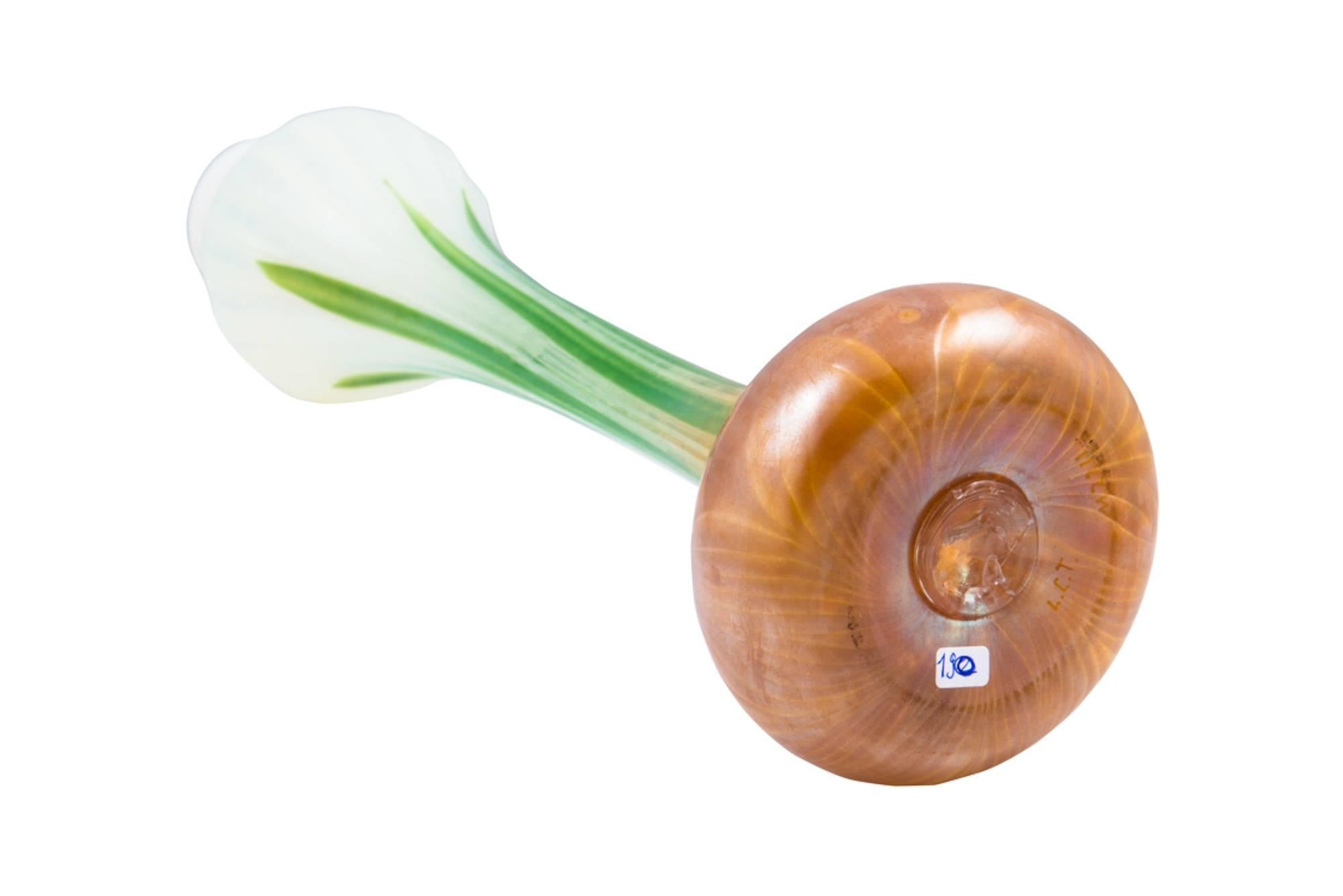 tiffany onion vase