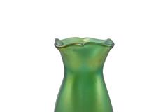 Loetz Vase Creta Phenomen Gre 1/473 in Metal Mount, circa 1901