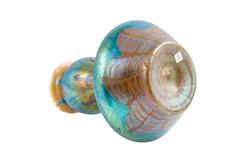 Loetz Vase Phenomen Gre 1/158, 1901 “Bronze Ground with Silver Dotted-Line” Rare