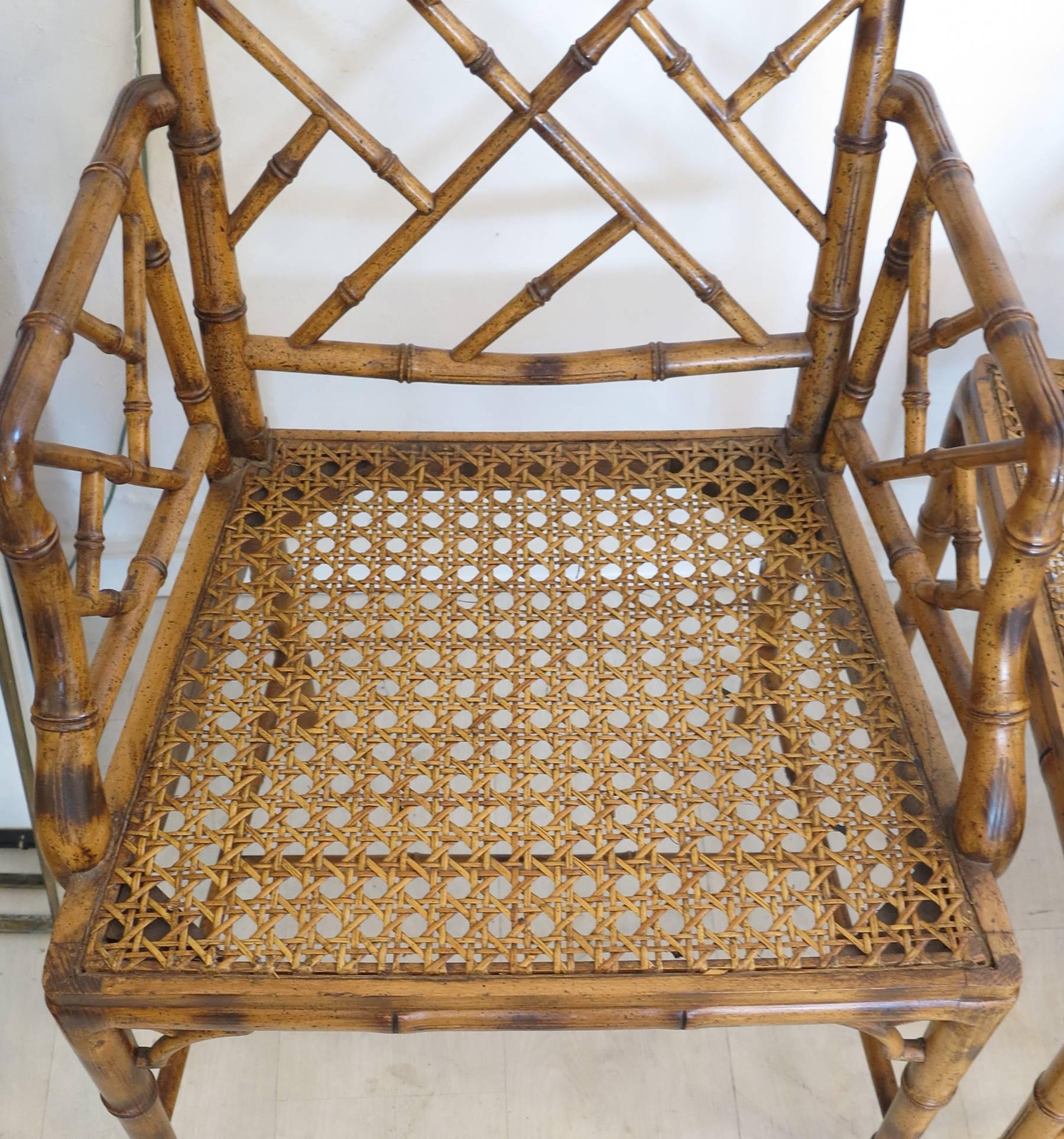 chippendale bamboo chair