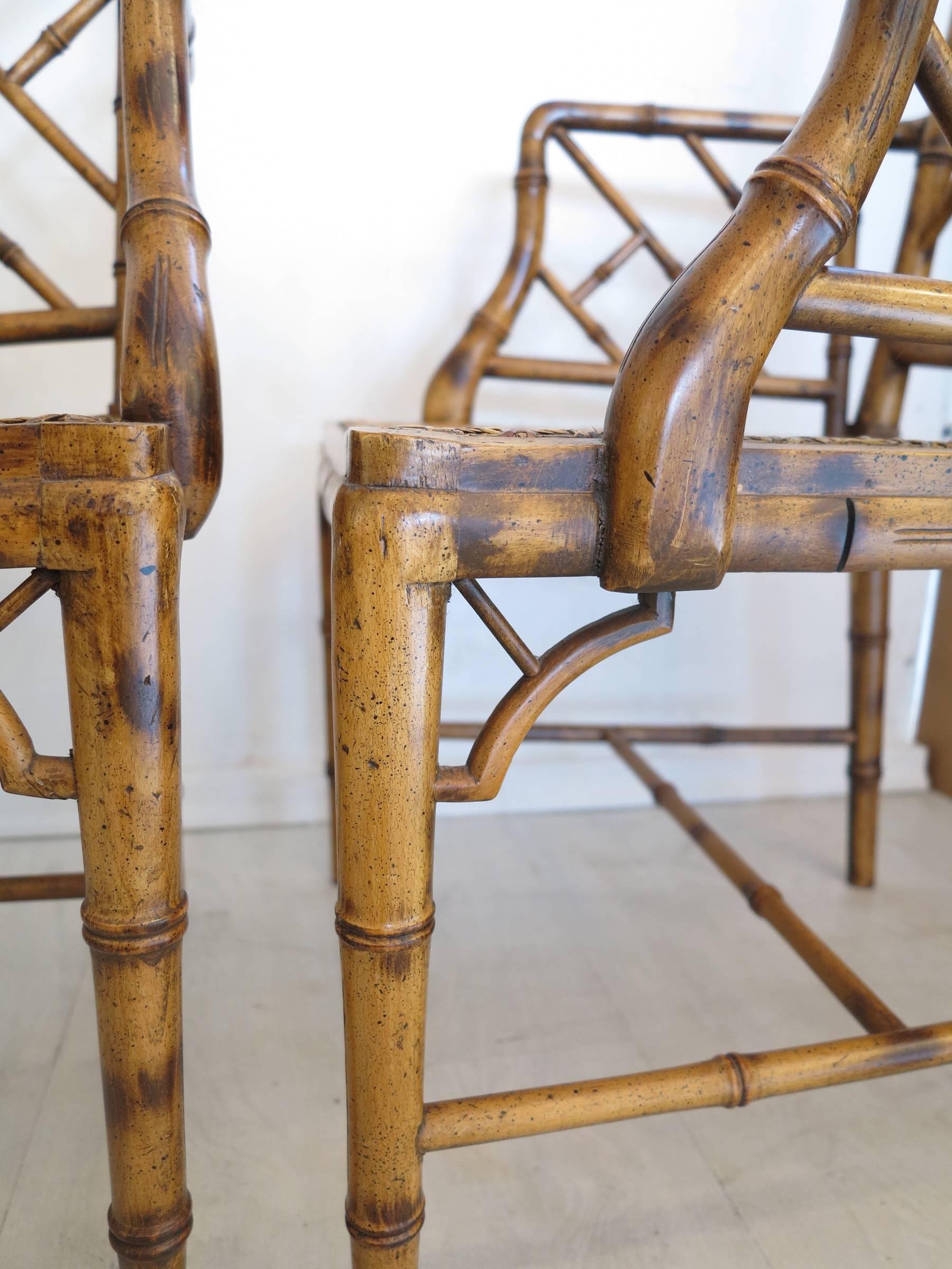 faux bamboo chair