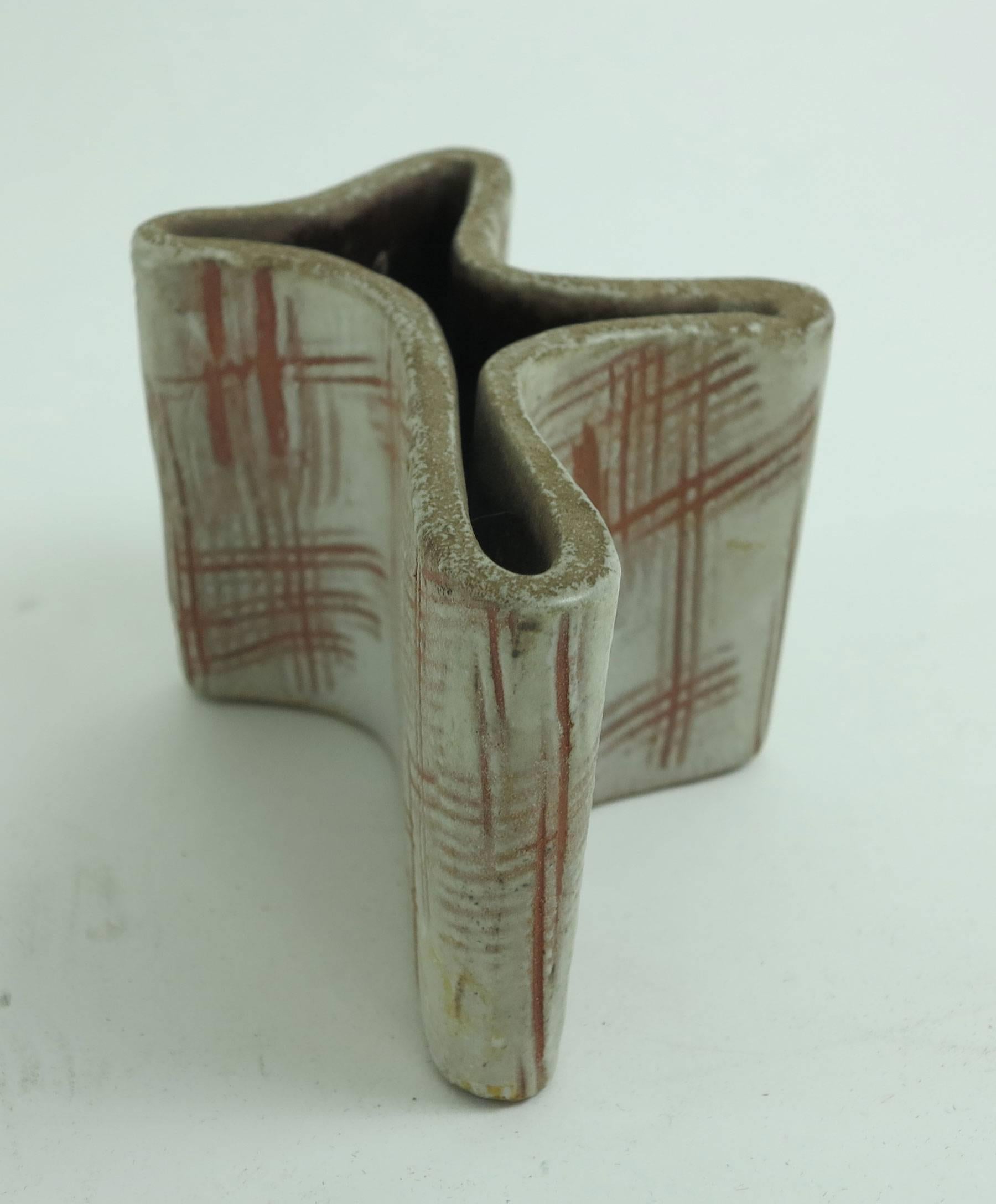 Hand-Crafted Marianna von Allesch Biomorphic Pottery Bowl For Sale