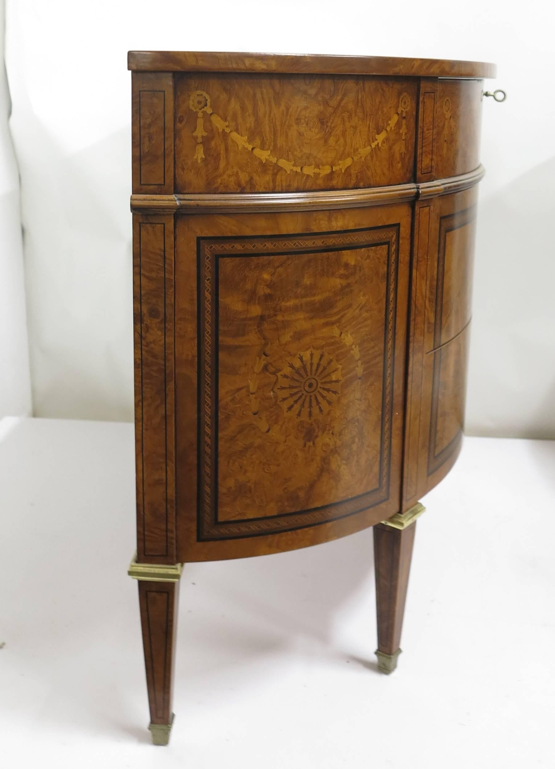 Francesco Molon Demilune Commodes In Excellent Condition In West Palm Beach, FL