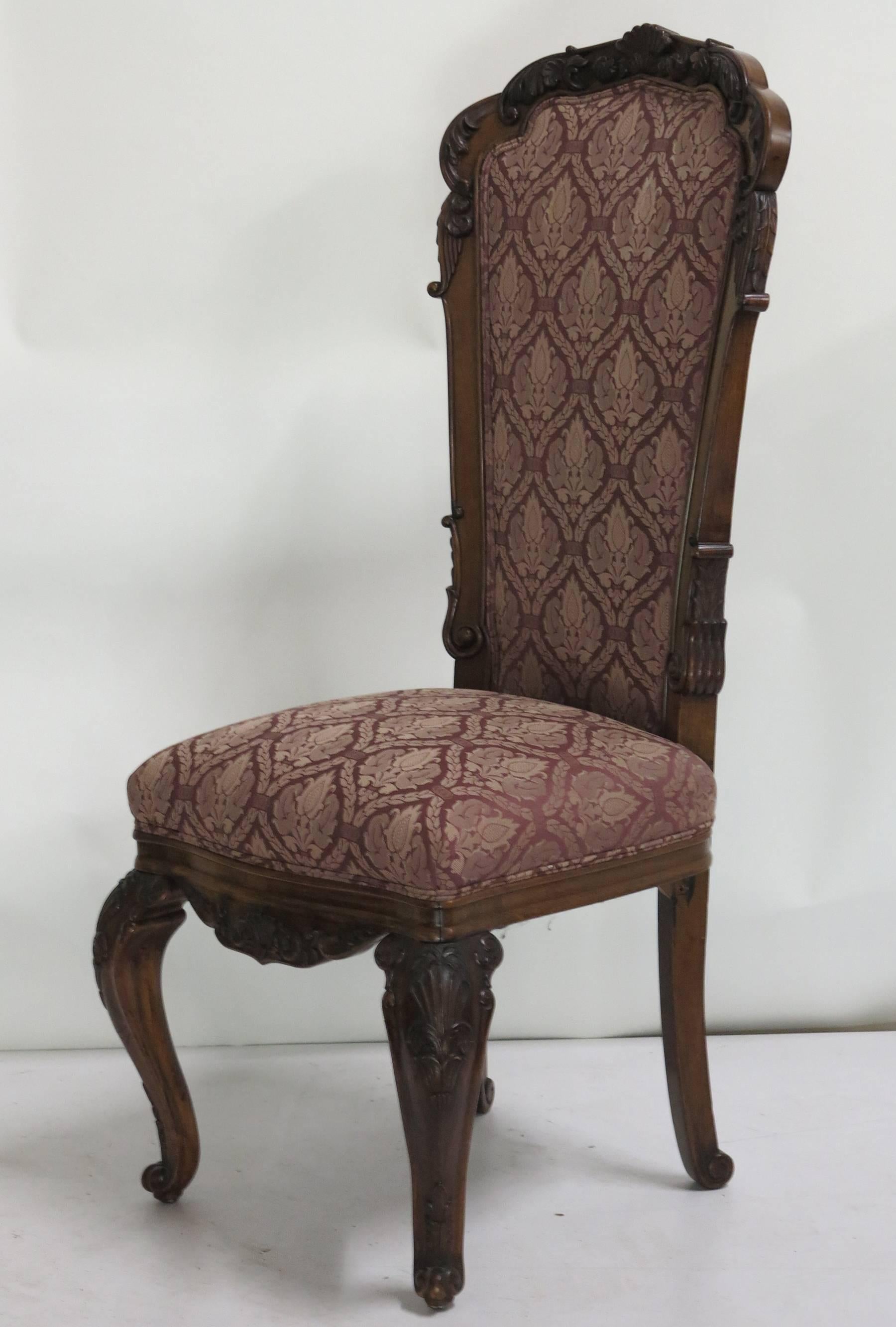 19th Century Louis XV Style Six High Back Dining Chairs 1