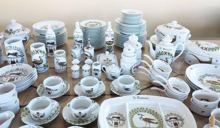 Chambord by Porcelaine d'Auteuil Country French Dinner Service at