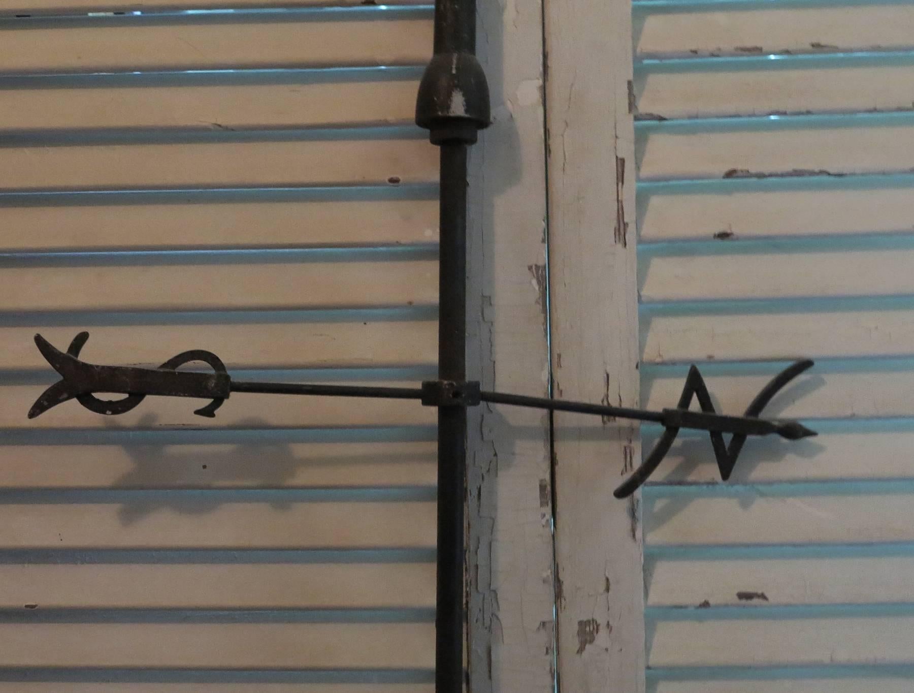 antique witch weathervane