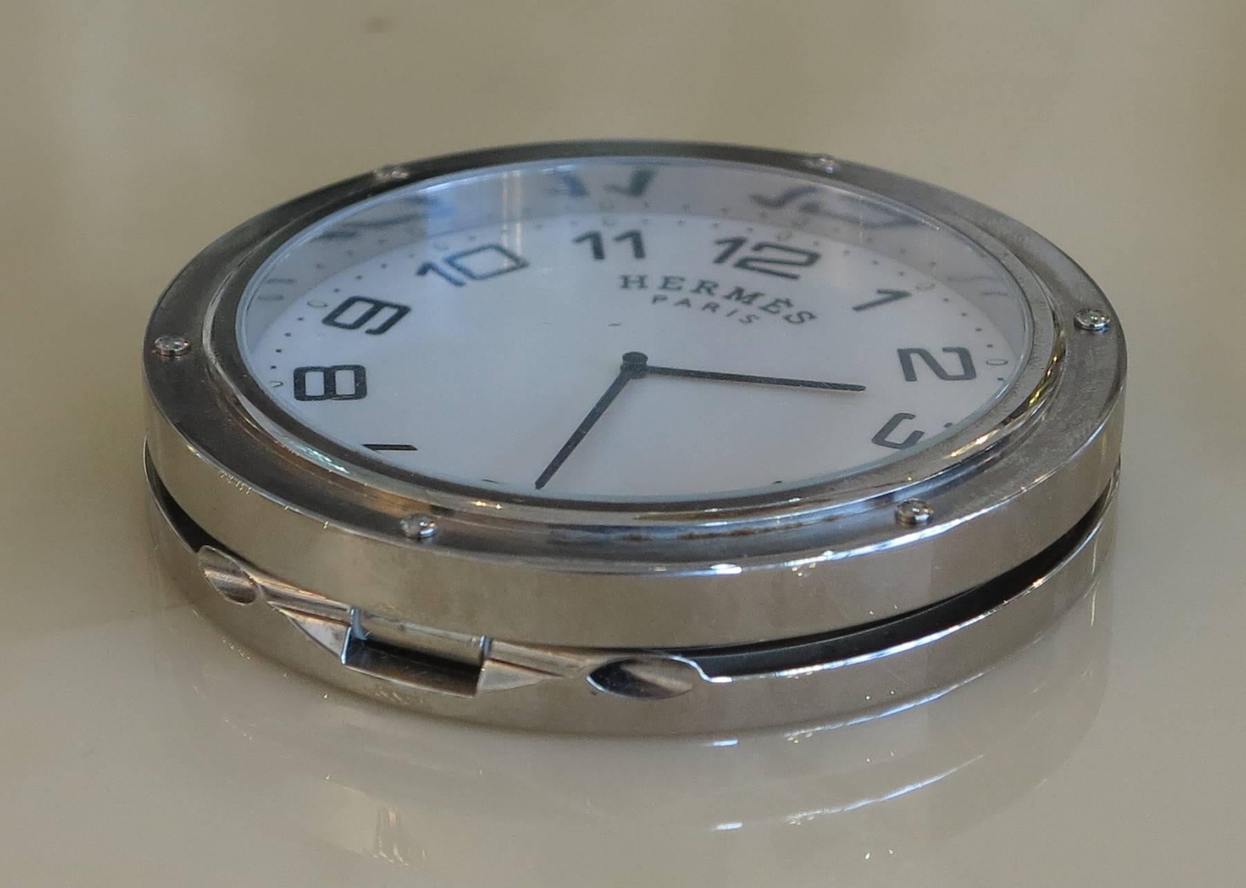 hermes travel clock