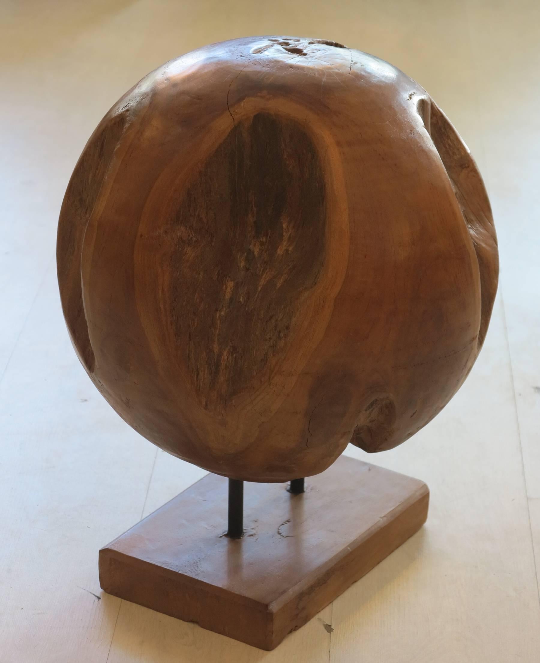 Adirondack Huge Vintage Sculptural Wood Root Ball Weighs over 50 Pounds