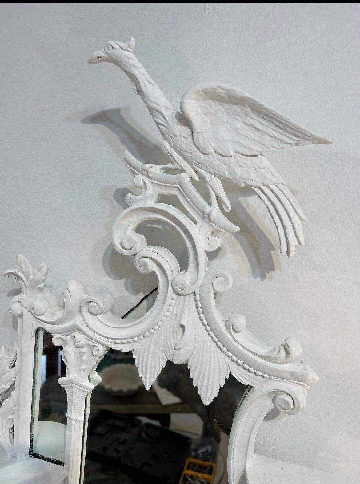 Anglo-Indian Chinese Chippendale style Ho Ho bird mirrors