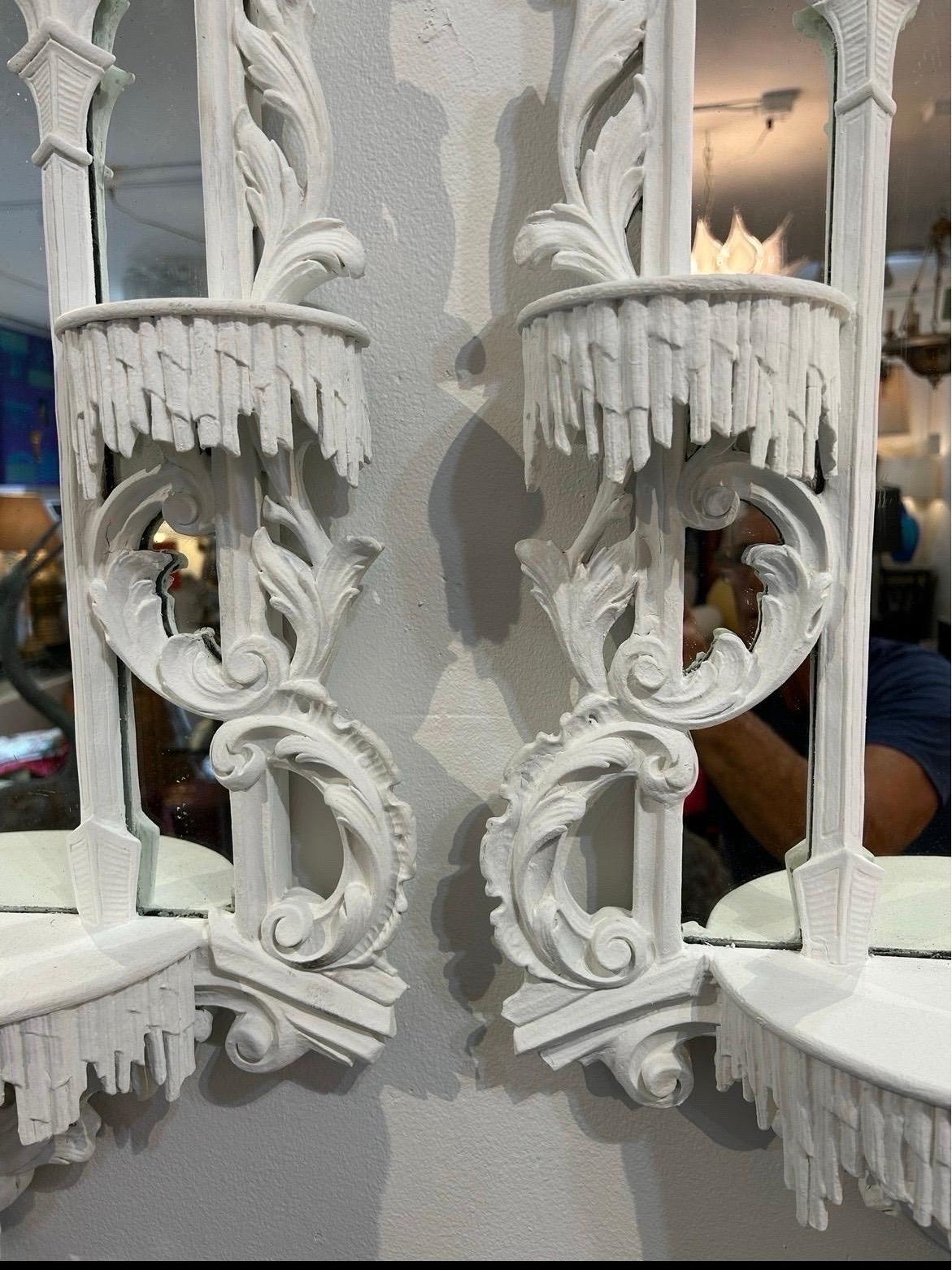 Chinese Chippendale style Ho Ho bird mirrors 2