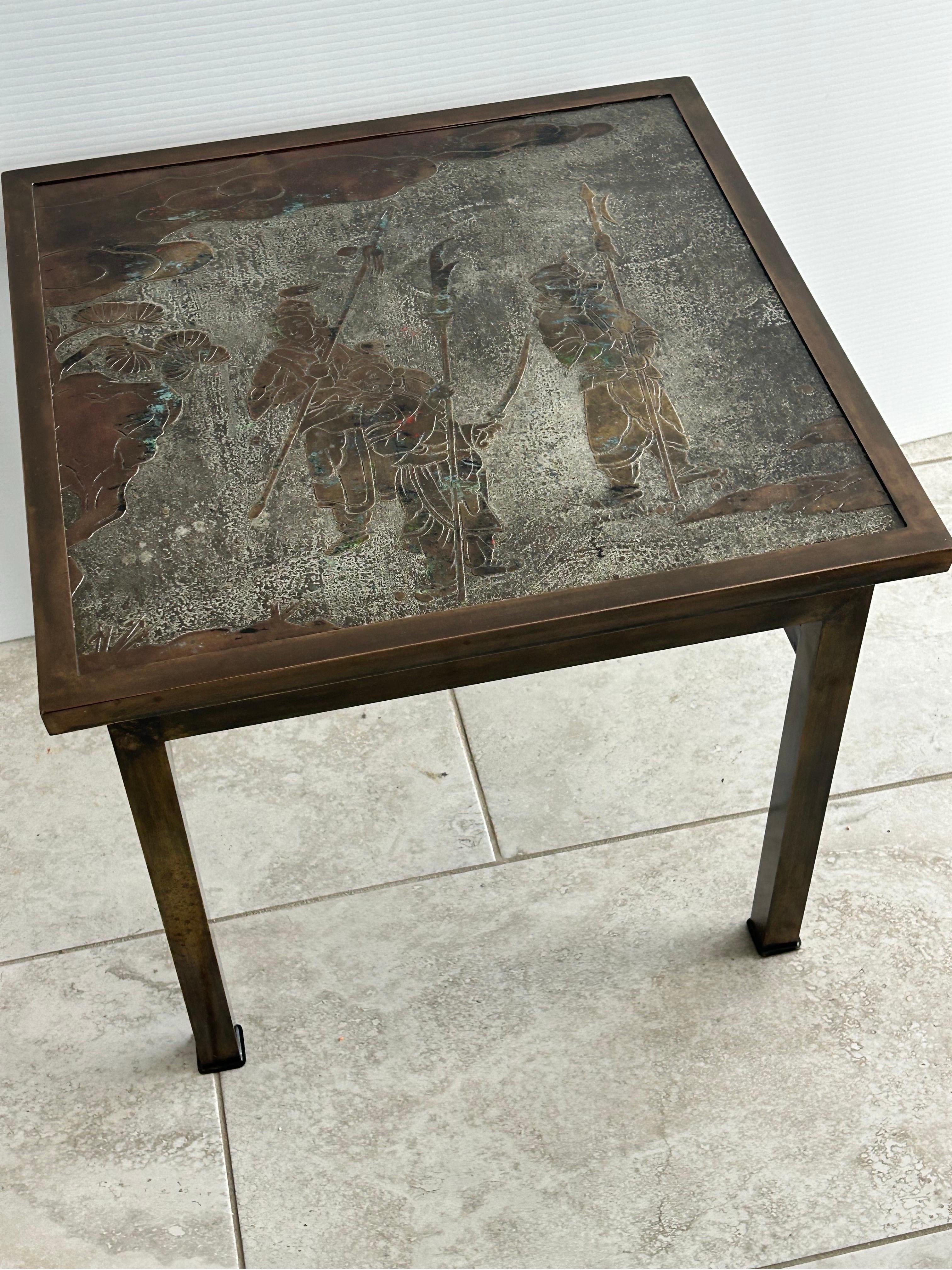 Philip and Kelvin Laverne Ming side table For Sale 11