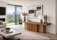 Vladimir Kagan Macassar Ebony Nine Foot Sideboard, New York 1970s